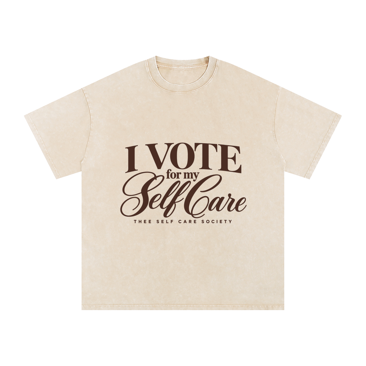 I VOTE for my Self Care — Vintage Apricot Tee