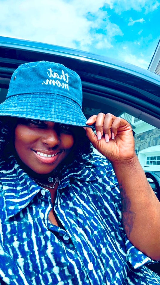 THAT MOM. VINTAGE WASHED BUCKET HAT
