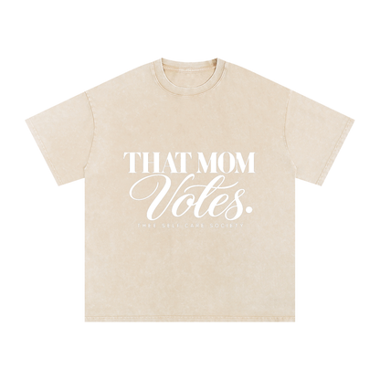 That Mom Votes — Vintage Blue Tee