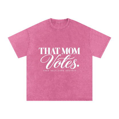 That Mom Votes — Vintage Blue Tee
