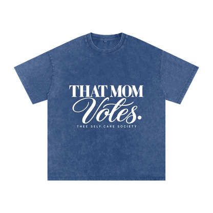 That Mom Votes — Vintage Blue Tee