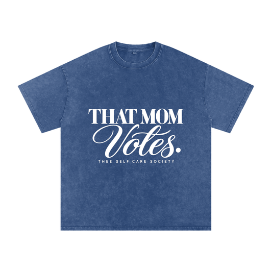 That Mom Votes — Vintage Blue Tee