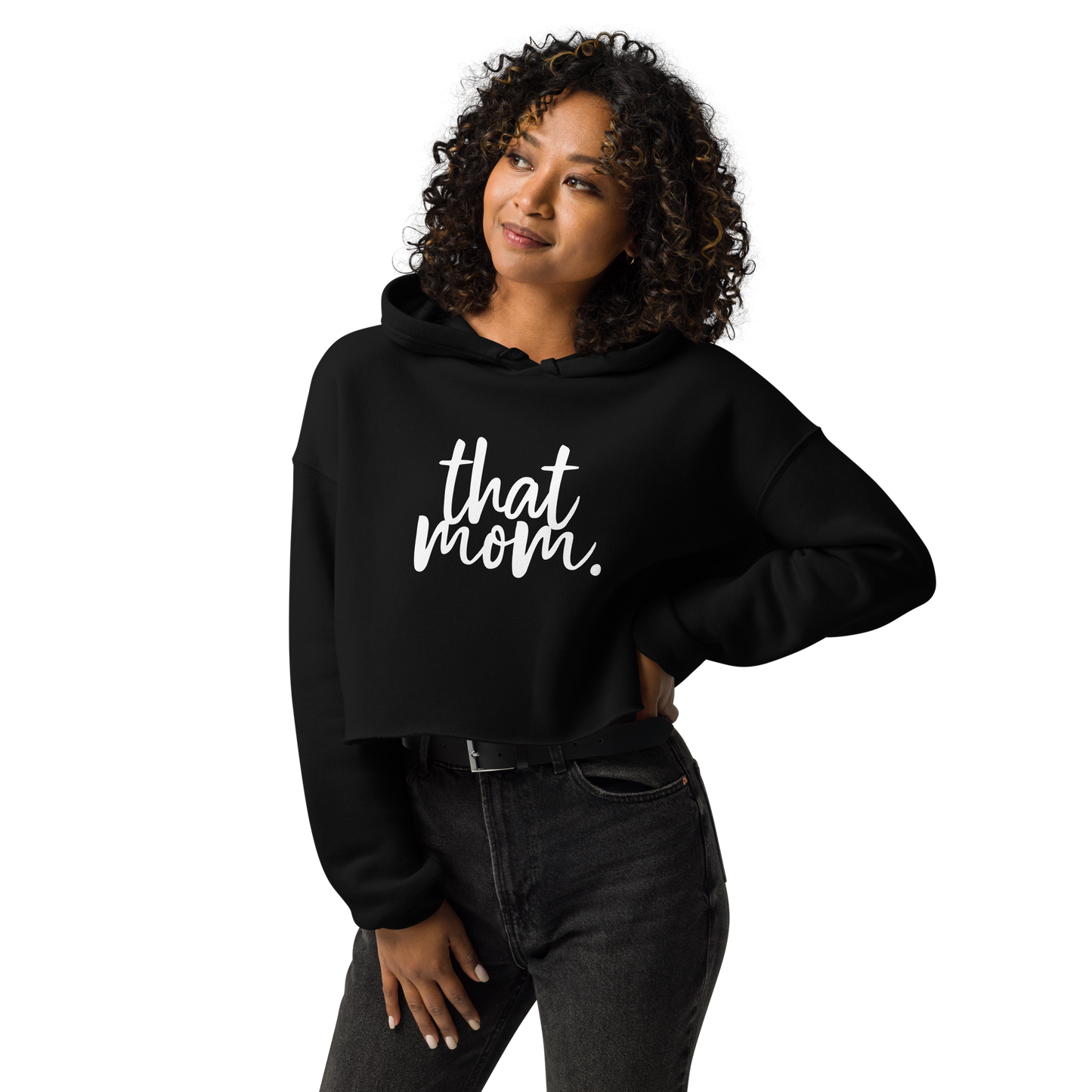 That Mom. Crop Hoodie